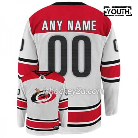 Børn NHL Carolina Hurricanes Trøje Tilpasset Adidas Hvid Authentic